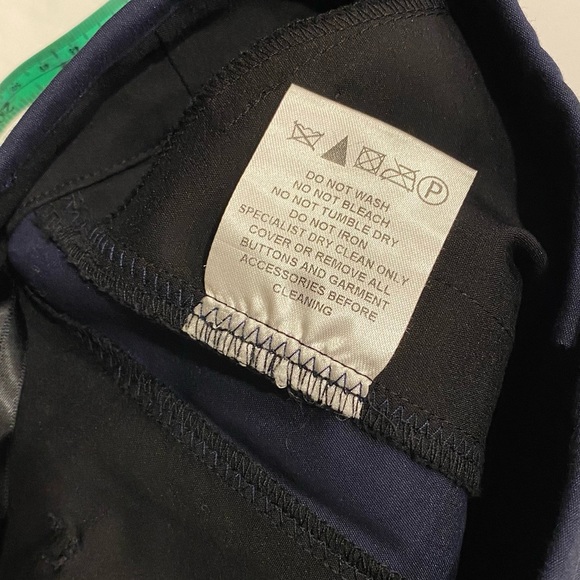 Celine Blue Black Tuxedo Crop Shorts - Picture 6 of 7